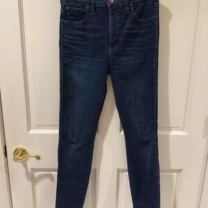 Madewell Blue Skinny Jeans with Indigo Hue